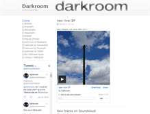 Tablet Screenshot of darkroomtheband.net